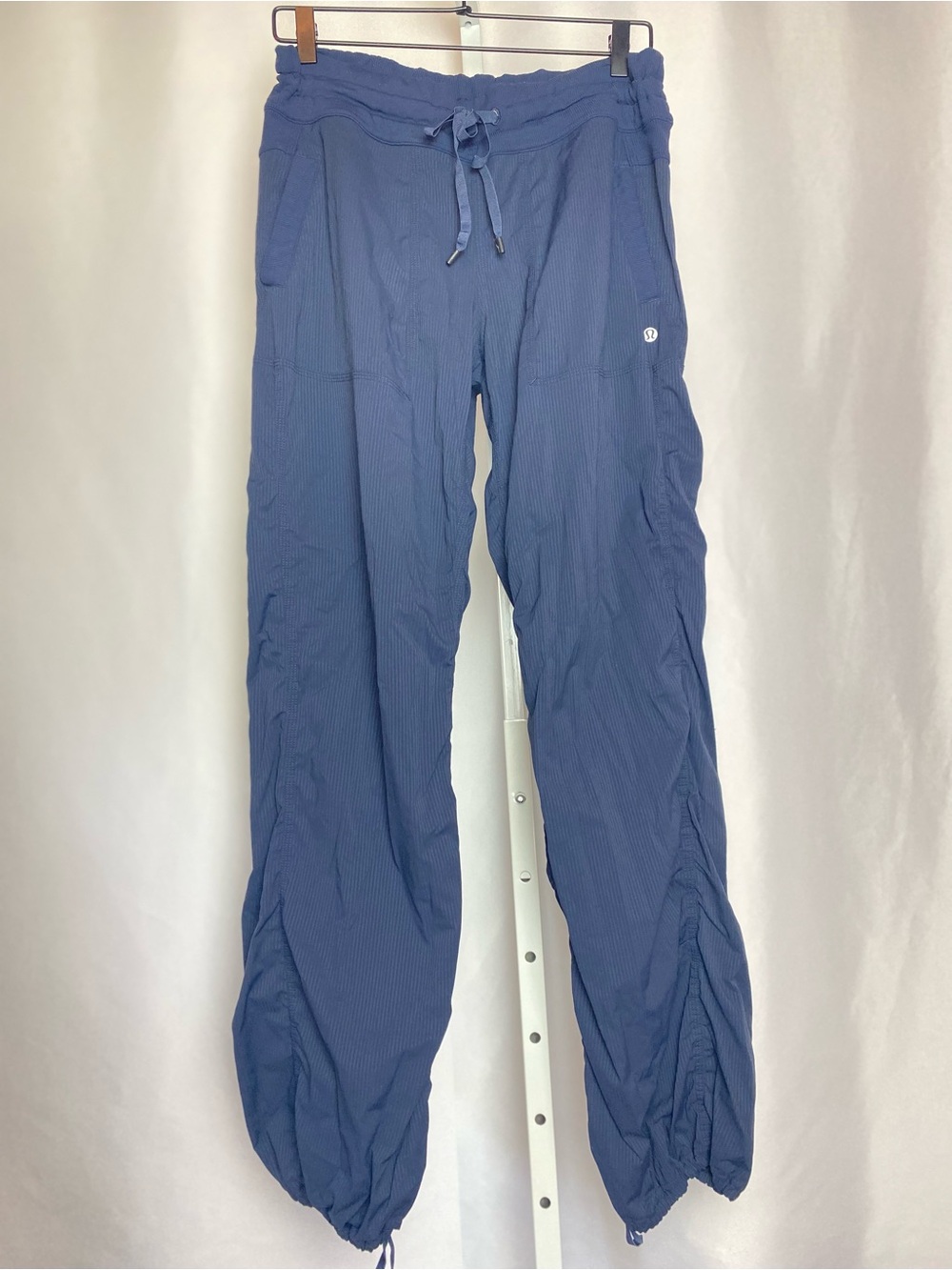 Vintage Lululemon Dance Studio Pant I/II Navy Blue Left Pocket Logo Unlined 10